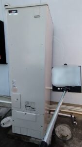 池田市　F様邸　電気温水器からエコキュート工事